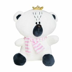 Мягкая игрушка "Мишка в короне" 23 см Веселый праздник