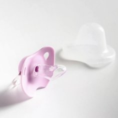 Соска-пустышка ортодонтическая, силикон, от 6 мес, с колпачком, микс для девочки Mum&Baby