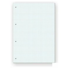 Сменный блок для тетрадей 100л, А4, белый, клетка Noname