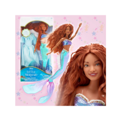 Кукла Ариэль мультфильм Русалочка, звуковые функции, с набором одежды Disney