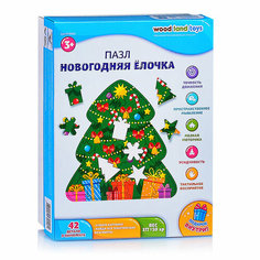Пазл "Новогодняя ёлочка" Woodland