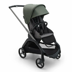 Прогулочная коляска Bugaboo Dragonfly Graphite, цвет Grey Melange / Forest Green