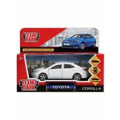 Машинка металлическая Toyota Corolla инерционная 12 см Технопарк