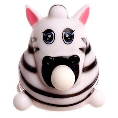 Мялка «Зебра» надувает шарик Noname