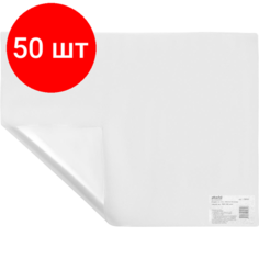 Комплект 50 штук, Коврик на стол Attache Economy 350х450мм office пвх 300мкм