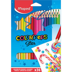 Набор цветных карандашей Maped Colorpers мягкие, 36 шт