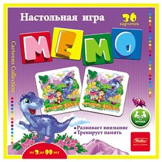Настольная игра Hatber Мемо Динопарк