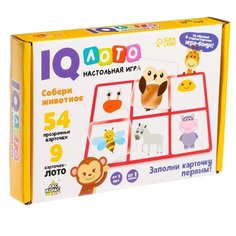 Настольная игра "Умное лото. Животные" нет бренда