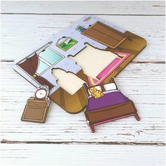 WoodlandToys Деревянный вкладыш Спальня, 011701