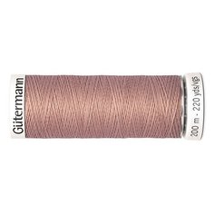 Нить Gutermann Sew-all 748277 для всех материалов, 200 м, 100% полиэстер (991 розово-бежевая пудра), 5 шт