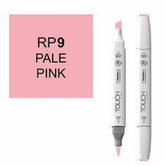 Маркер Touch Twin Brush 009 бледный розовый RP9
