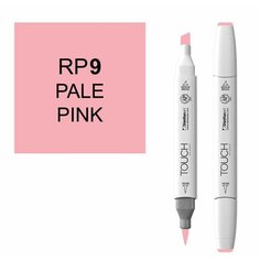 Маркер Touch Twin Brush 009 бледный розовый RP9