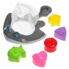 Игрушки для купания "Поймай рыбку", сачок