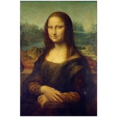 Картина по номерам на холсте Леонардо да винчи мона лиза 40 x 60