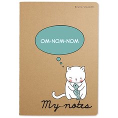 Тетрадь общая BrunoVisconti, А5 (147 х 210 мм), "CATS BREAKFAST" 40 л, клетка, Арт. 7-40-085