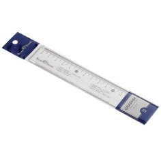 Линейка из прозрачного акрила С высокоточной износостойкой градуировкой "Graphix", 15 СМ, Арт. 45-0001 Bruno Visconti