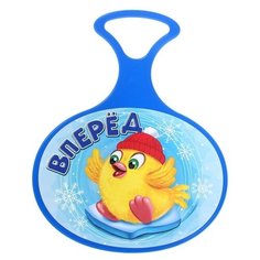 Ледянка «Вперёд», 310*410*4мм, цвет синий 2529196 Сима ленд