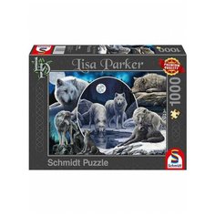 Пазл Schmidt 1000 деталей: Л.Паркер Великолепные волки, Schmidt
