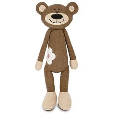 Мягкая игрушка Медвежонок с цветочком, 33 см MaxiToys