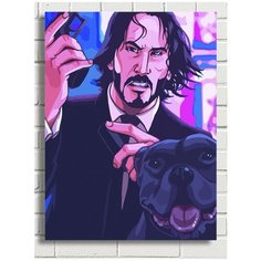 Картина по номерам Фильм Джон Уик Киану Ривз - 6144 В 30x40