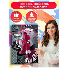 Картина по номерам Мультфильм Отель Хазбин - 6114 В 60x40
