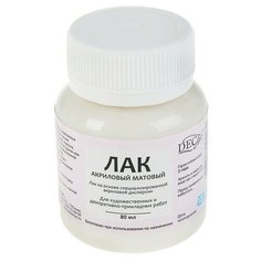 Экспоприбор Лак акриловый матовый, на водной основе, DecArt, 80 мл
