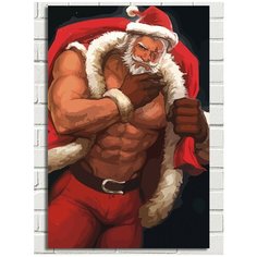 Картина по номерам Новый год (Рождество, Дед Мороз, Снегурочка, Аниме) - 7257 В 60x40