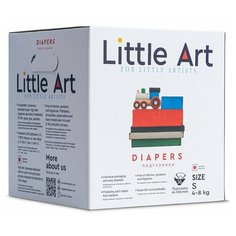 Детские подгузники Little Art, размер S, 4-8 кг