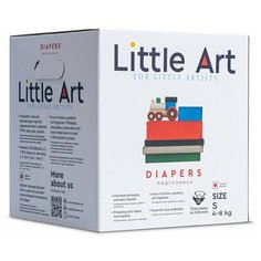 Детские подгузники Little Art, размер S, 4-8 кг