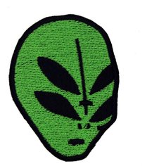 Нашивка, патч, шеврон "Инопланетянин" 40x60mm PTC054 22 ПИНГВИНА