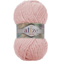 Пряжа Alize Softy Plus (340 детский розовый), 5 шт. по 100 г, Alize