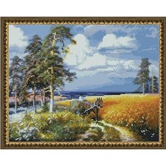 Алмазная мозаика Дорога в поле 40x50 см. Paintboy