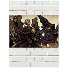 Картина по номерам игра Gears of war - 8603 Г 60x40