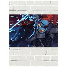 Картина по номерам игра Undertale (Санс, Ториэль, Фловей, Удина, Чара) - 8512 Г 60x40