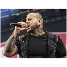 Картина по номерам на холсте Bad Wolves - 110