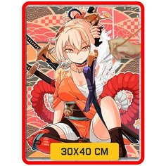Картина по номерам на холсте Игра Genshin Impact Ёимия - 7461 В 30x40