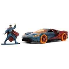 Набор Машинка с Фигуркой Марвел 1.65"+1:32 Доктор Стрэндж HWR 2017 Ford GT 33360 Jada Toys