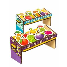 Игровой набор Супермаркет Овощи и фрукты Woodland