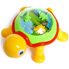 Развивающая игрушка Electric Toys Игрушка музыкальная Черепашка, 1855546, желтый/зеленый