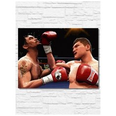 Картина по номерам на холсте игра Fight Night Round 3 (PS, Xbox, PC, Switch) - 11052 Г 30x40