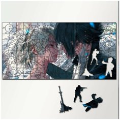 Пазл из дерева с фигурками, 230 деталей, 46х23 см игры Final Fantasy XV - 5315 Puzzle Wood
