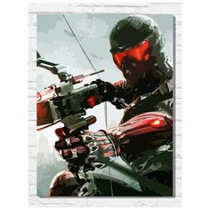 Картина по номерам на холсте игра Crysis - 9542 В 30x40