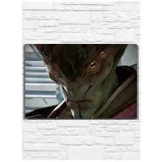 Картина по номерам на холсте игра mass effect - 9649 Г 30x40
