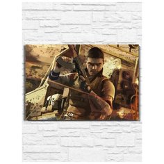 Картина по номерам на холсте игра Far Cry 2 (PS, Xbox, PC, Switch) - 9753 Г 30x40