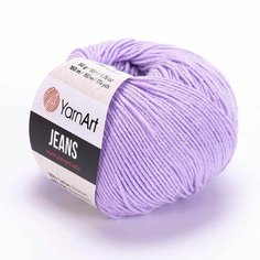 Пряжа YARNART Jeans (YarnArt), лаванда - 89, 55% хлопок, 45% полиакрил, 10 мотков, 50 г, 160 м.