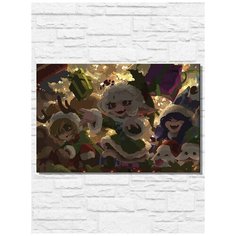 Картина по номерам на холсте игры league of legends, лига легенд, лол, новый год, рождество - 11458 Г 60x40