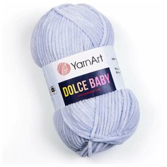Пряжа для вязания YarnArt Dolce Baby (ЯрнАрт Дольче Беби) - 2 мотка 776 бледная сирень, 100% микрополиэстер 85м/50г