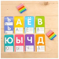 "Изучаем буквы" Набор с пластилином и маркером "Пиши-стирай", в пакете, 1 набор Sweet Home