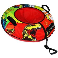 Ватрушка для катания тянитолкай 100см, тюбинг "оксфорд BURGER LED"