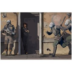 Картина по номерам на холсте Half Life - 1